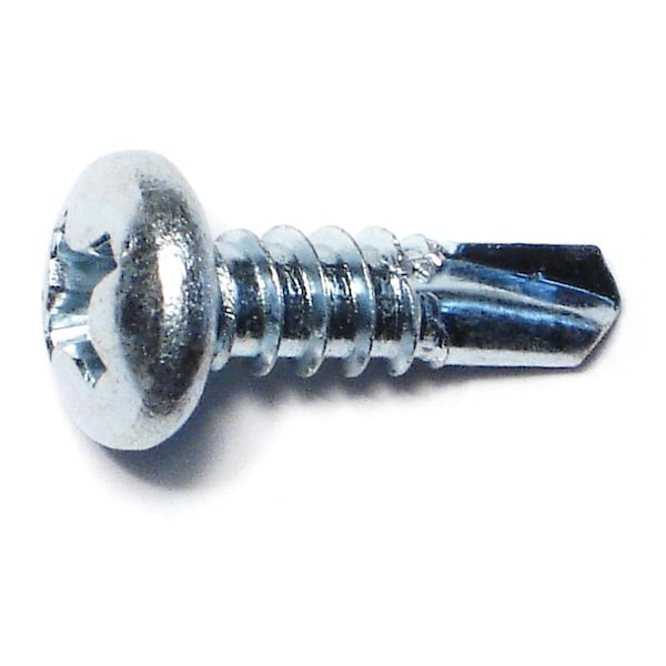 Midwest Fastener Self-Drilling Screw, #12 x 3/4 in, Zinc Plated Steel Pan Head Phillips Drive, 100 PK 50871 - main